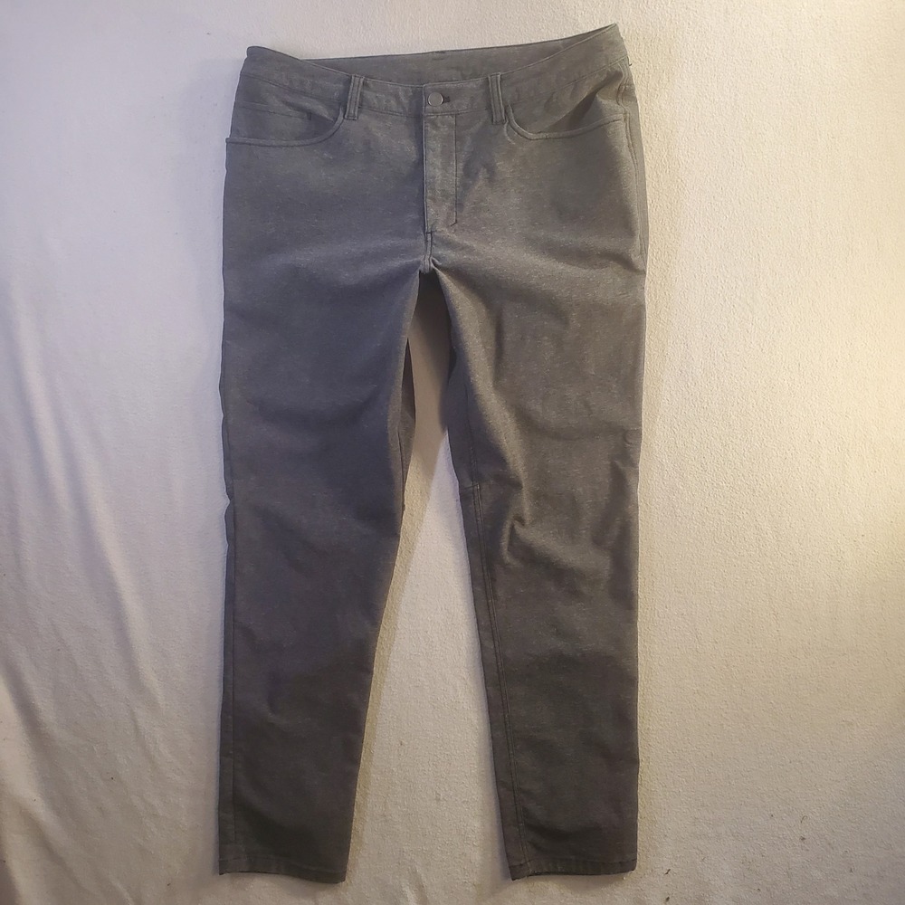 Lululemon ABC Pant Slim Tech Canvas 34 Men's Stretch Tapered Casual Pants 34x30